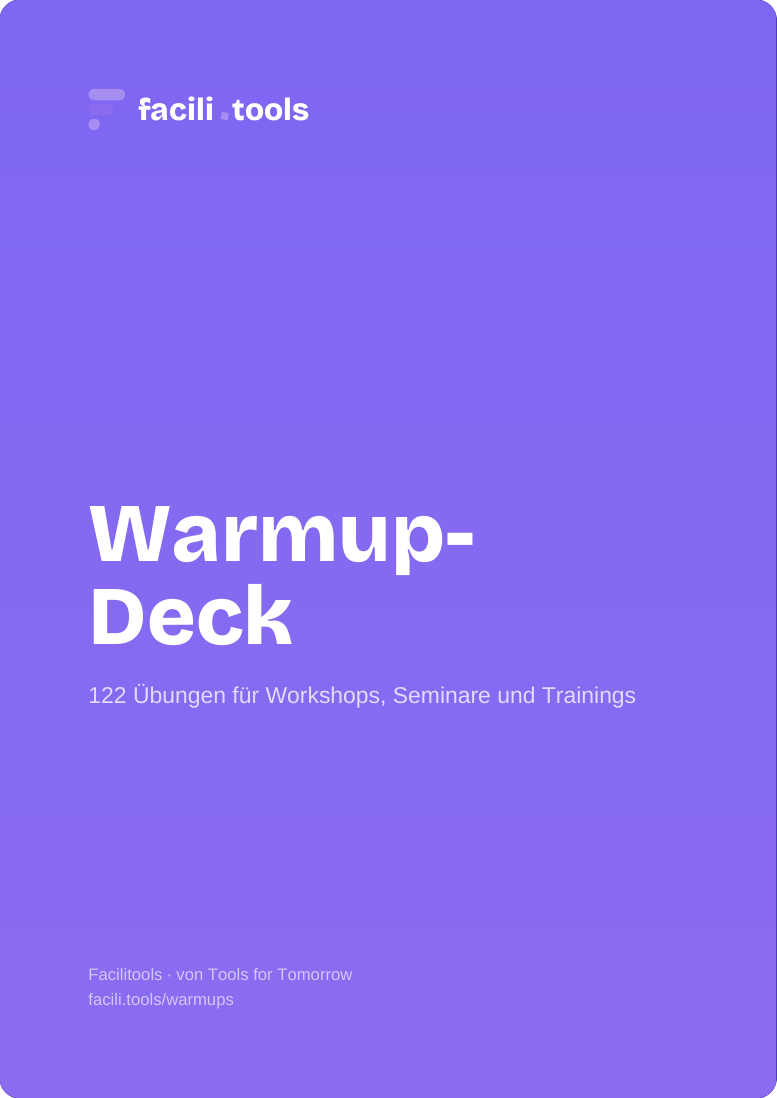 Beispielkarte aus dem Warmup-Deck: Die Titelkarte
