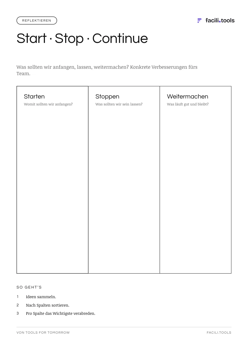 Der Bogen Start · Stop · Weiter in voller Ansicht