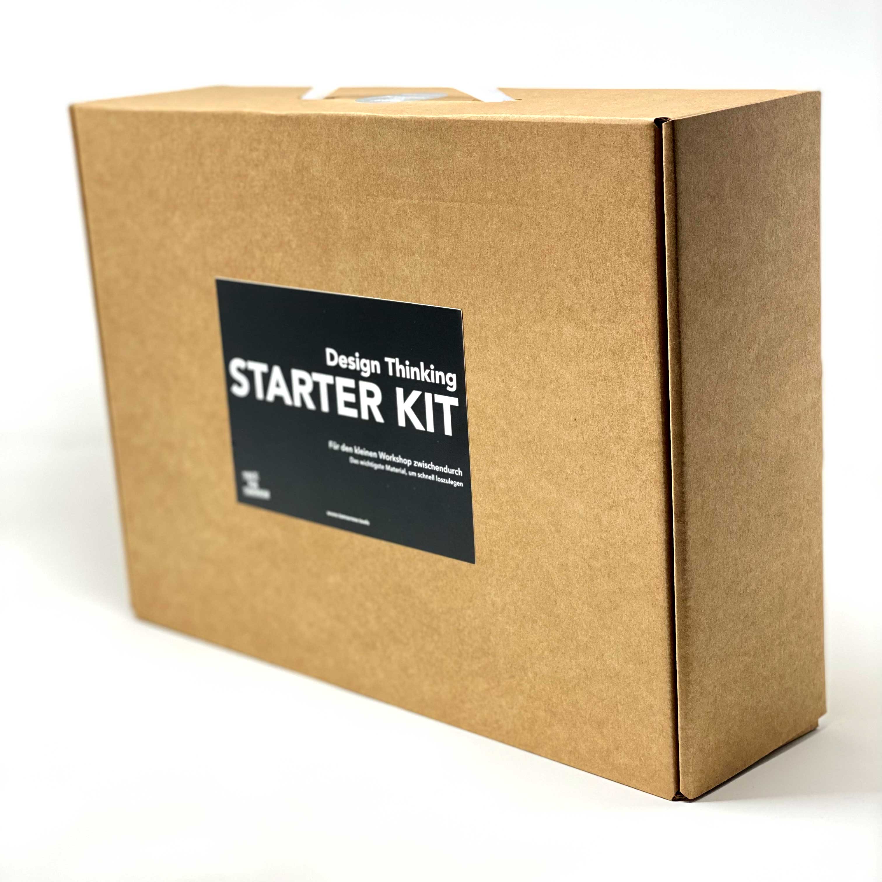 Design Thinking Starter Kit — Workshopkoffer für ein Team