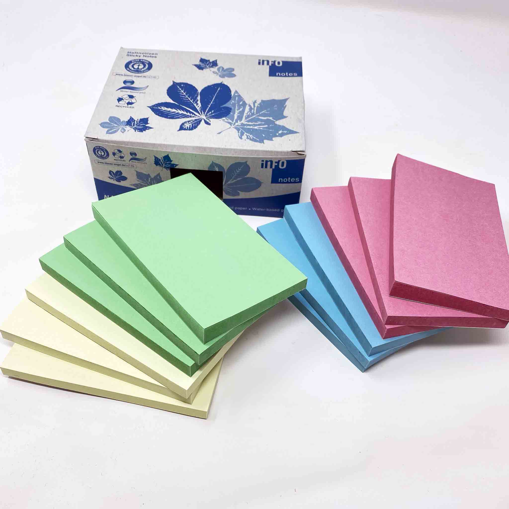 Box Haftnotizen Nature Notes aus Recyclingpapier